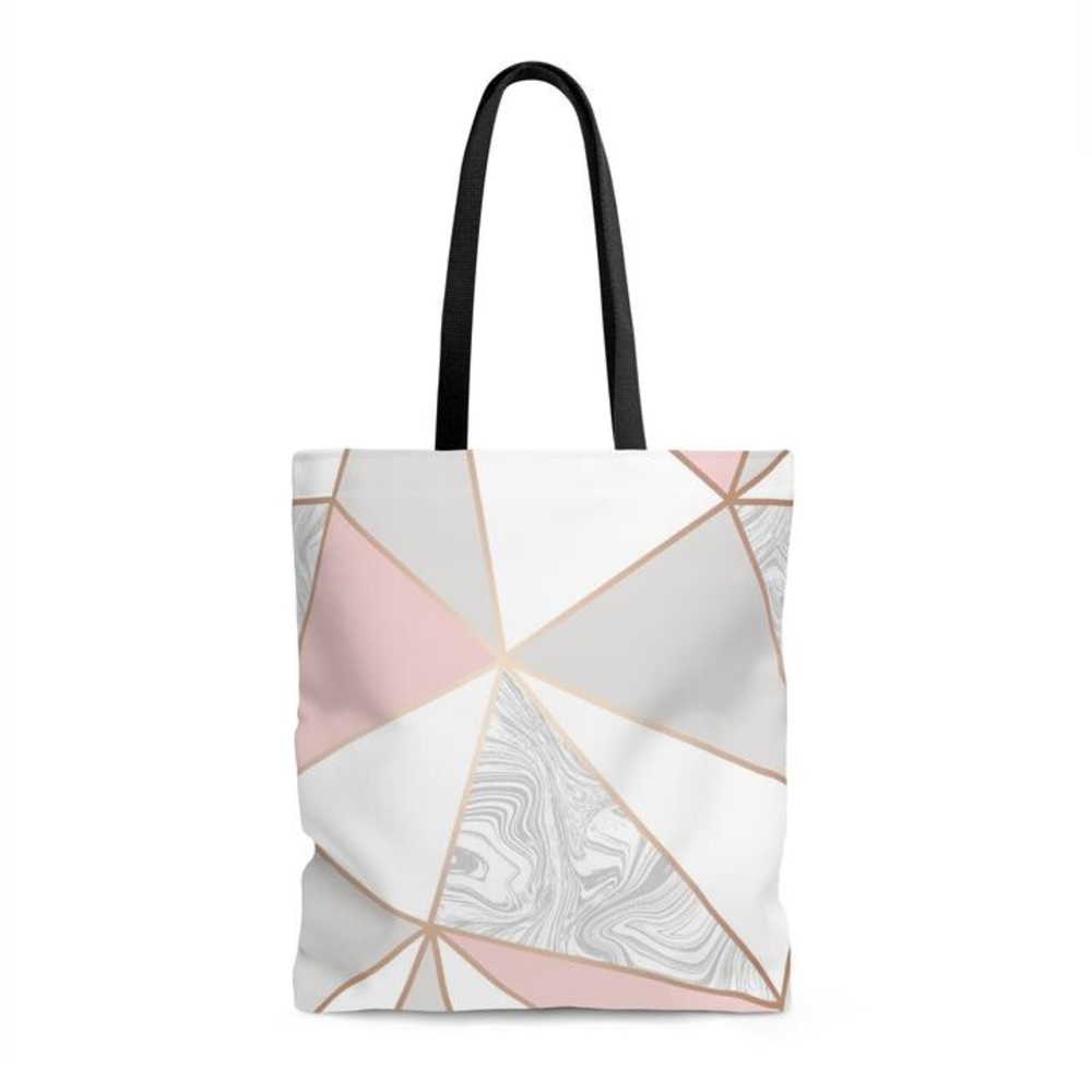 STYLEFOX Already Home Pink and Marble Tote Bag